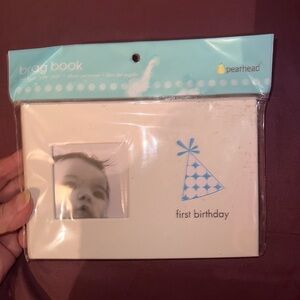 Pearhead First Birthday Brag Book Blue